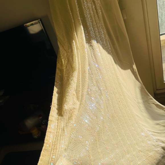 Designer sequin sari - Picture 8 of 14